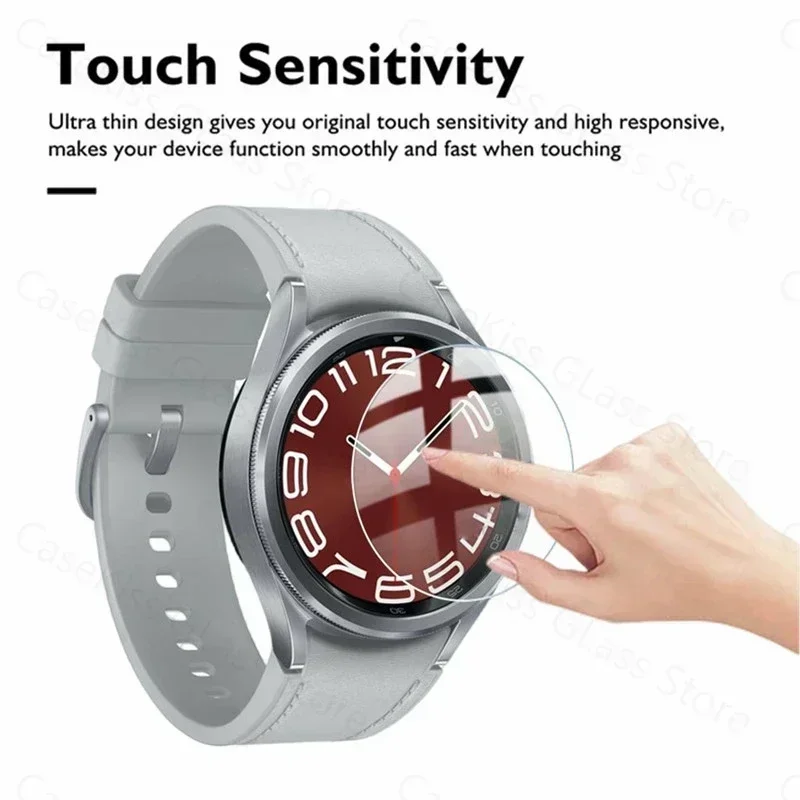 9H Tempered Glass for Samsung Galaxy Watch 4 5 6 7 40/44mm Classic 42/46mm Watch 3 41/45mm Anti Scrach Film HD Screen Protectors image 3