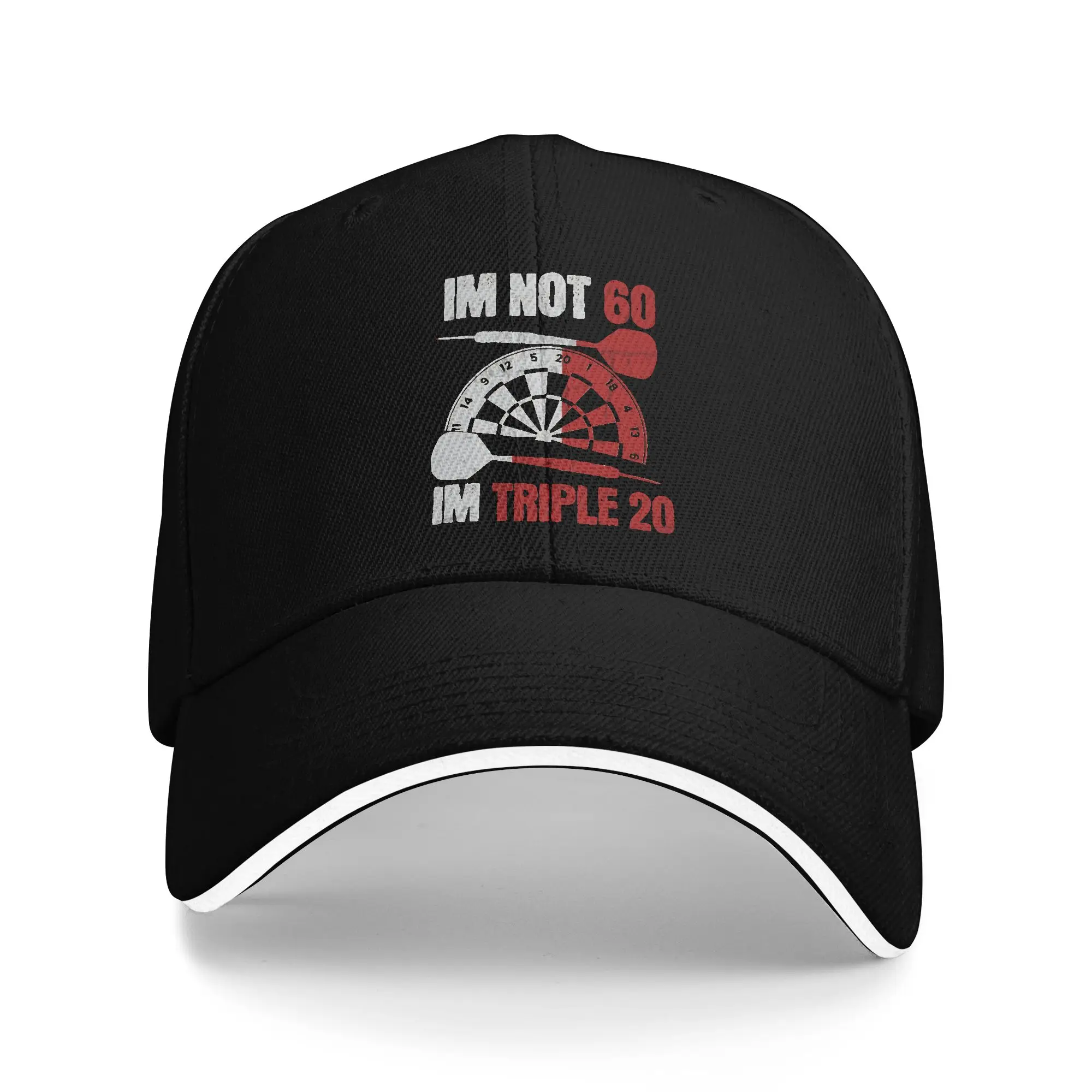 New Baseball Cap  Dart Score I Came I Saw 5.20.1 Hit 26 Outfit For Men Women Trucker Cap Casual  Headwear Adjustable Fit