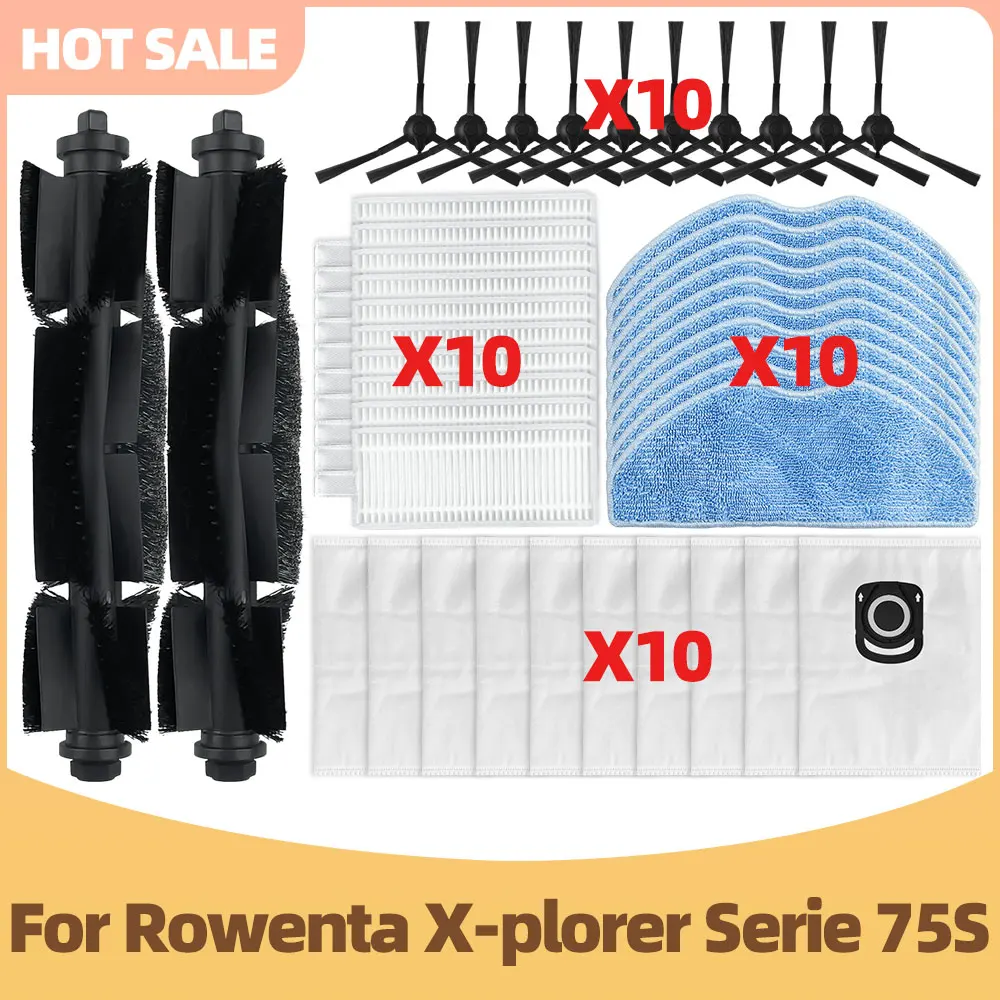 Compatible con Rowenta X-plorer Serie 75S RR8577WH, 75 S+ RR8587WH, Rowenta X-plorer S135 / S135+ / S140 / S140+ — Repuestos y accesorios.