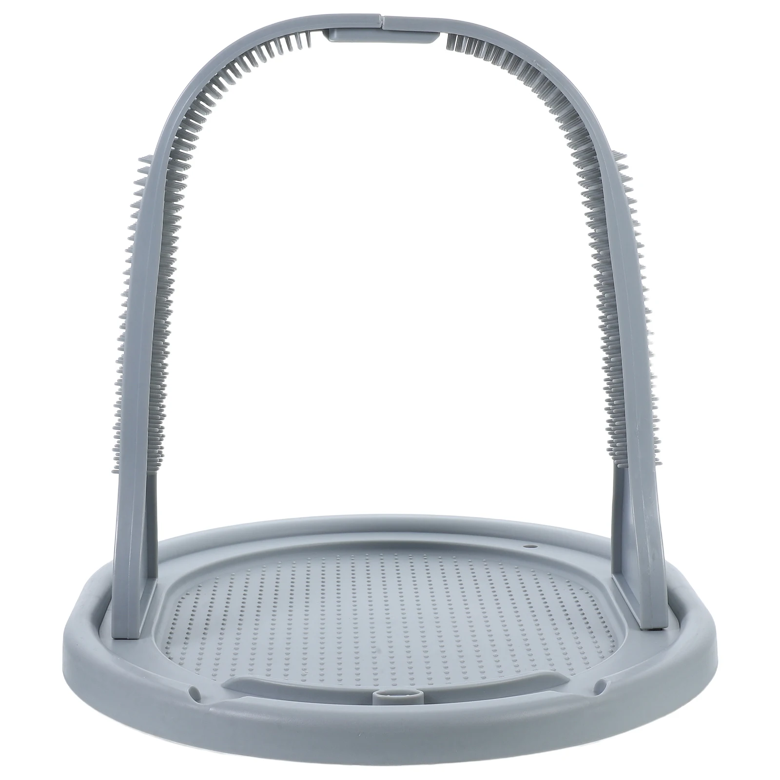 

Arched Cat Massager Self Cleaning Board Durable Cat Grooming Massager Pet Hair Remover Non Slip For Cats Toy Scratcher