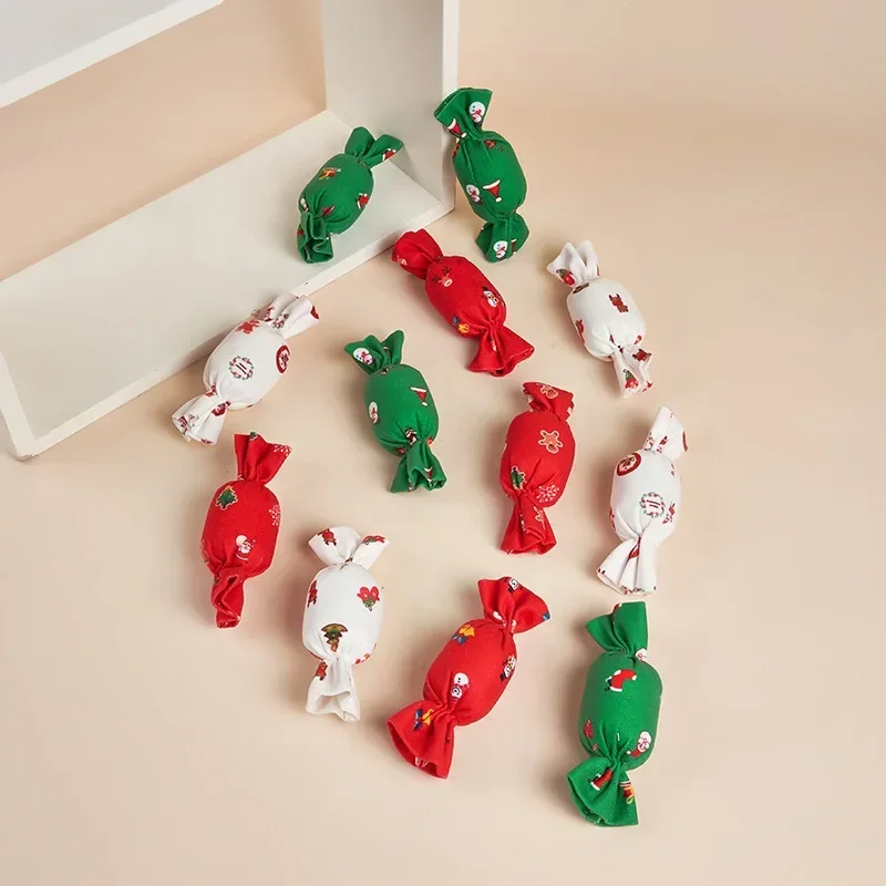 1 Piece Candy Shaped Pet Sound Toy Christmas Pet Bite Resistant Sound Making Toys Sound Making Bell Toys Dog Pet Accessories