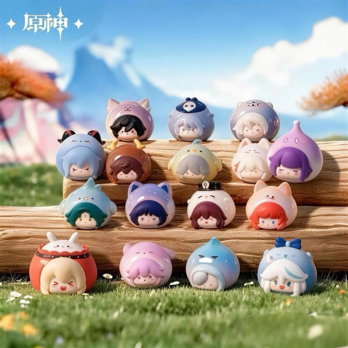 【In Stock】Genshin Impact Cute Cubs Party Series Mini Blind Bag Anime Figurine Micro Landscape Decoration Collectible Trendy Toy