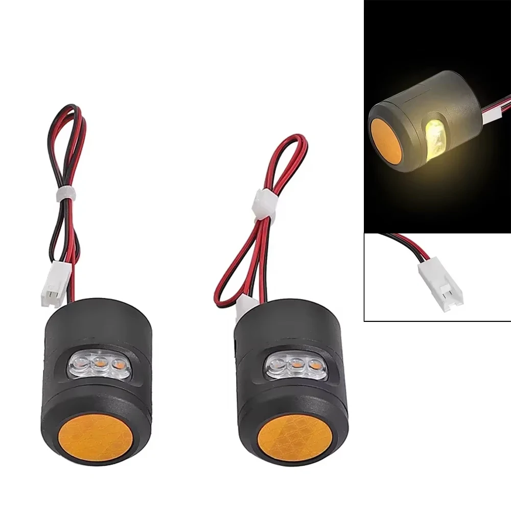 لملحقات سكوتر كهربائي LED كيك سكوتر استبدال أجزاء بدوره مصباح إشارة اليسار أو اليمين تحول مصباح إشارة