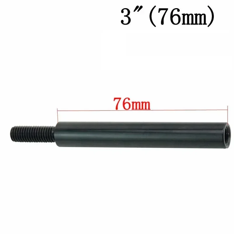 Part Shift Knob Extender Aluminum Alloy Attachment Black High Strength Lever Shifter Tool 3 Inch Aluminum Alloy Car