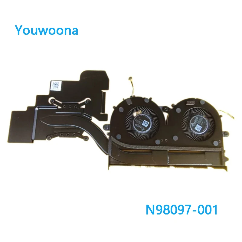 NEW Original LAPTOP CPU Cooling Fan With Heatsink For HP Elitebook X360 1040 G11 N98097-001