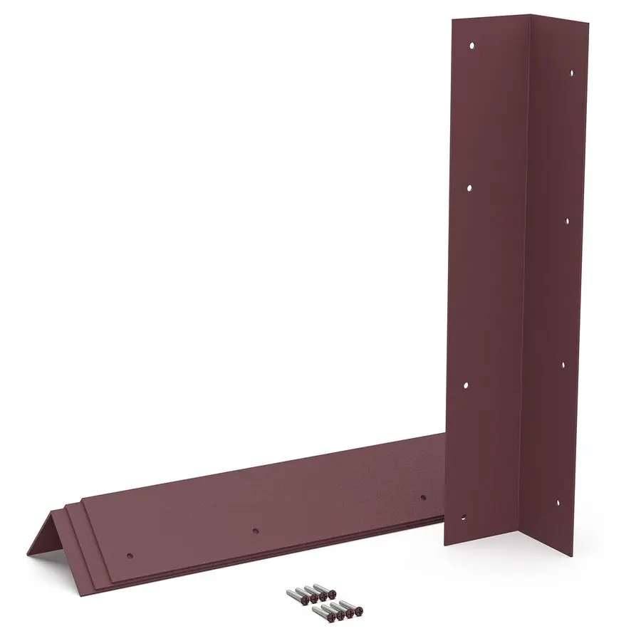 

Комплект из 4 угловых кронштейнов для приподнятых грядок, совместимых с высотой 20-24 дюйма, для самостоятельной сборки цветочных или овощных грядок