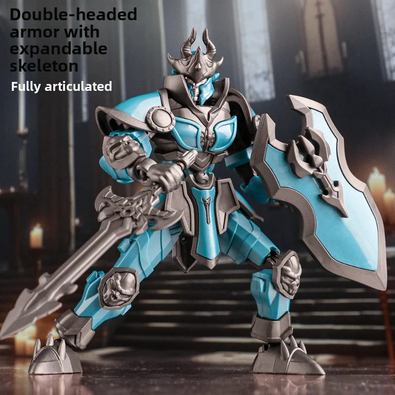 نموذج الملك آرثر نايت المنقولة المفصلية للرجال على الإنترنت المشاهير زخرفة درع درع المحارب روبوت بوي لعبة هدية