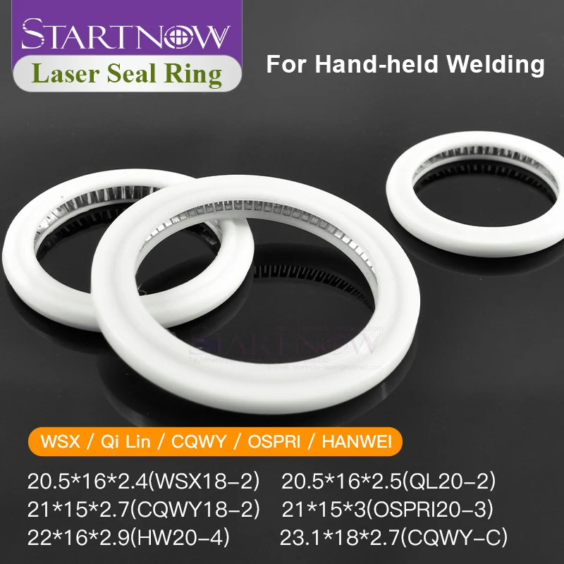 

Startnow Laser Protective Lens Welding Seal Ring 20x2 20x4 For WSX QiLin CQWY Handheld Cutting Head Laser Circle