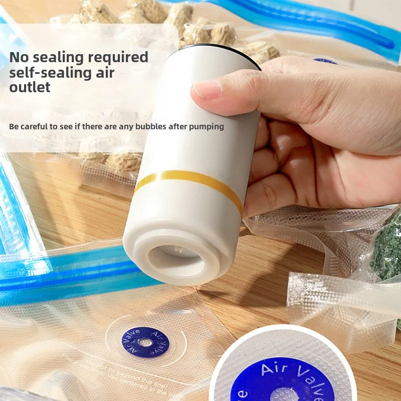 食品ワイヤレス真空食品袋真空機鮮度保持機ミニ電動エアポンプシール機小型家庭用