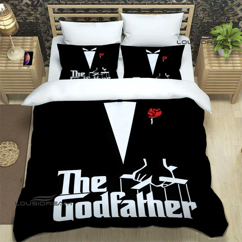 

The Godfather printed Bedding Sets exquisite bed supplies set duvet cover bed comforter set bedding set luxury birthday gift