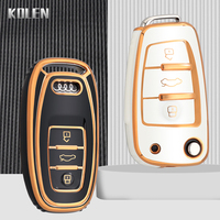 Fashion TPU Car Key Case Cover Shell Fob For Audi A1 A3 8P A4 B8 B9 A5 A6 C7 A7 A8 Q3 Q5 Q7 Q8 C8 D5 4M RS3 S4 S5 S7 TT E-tron