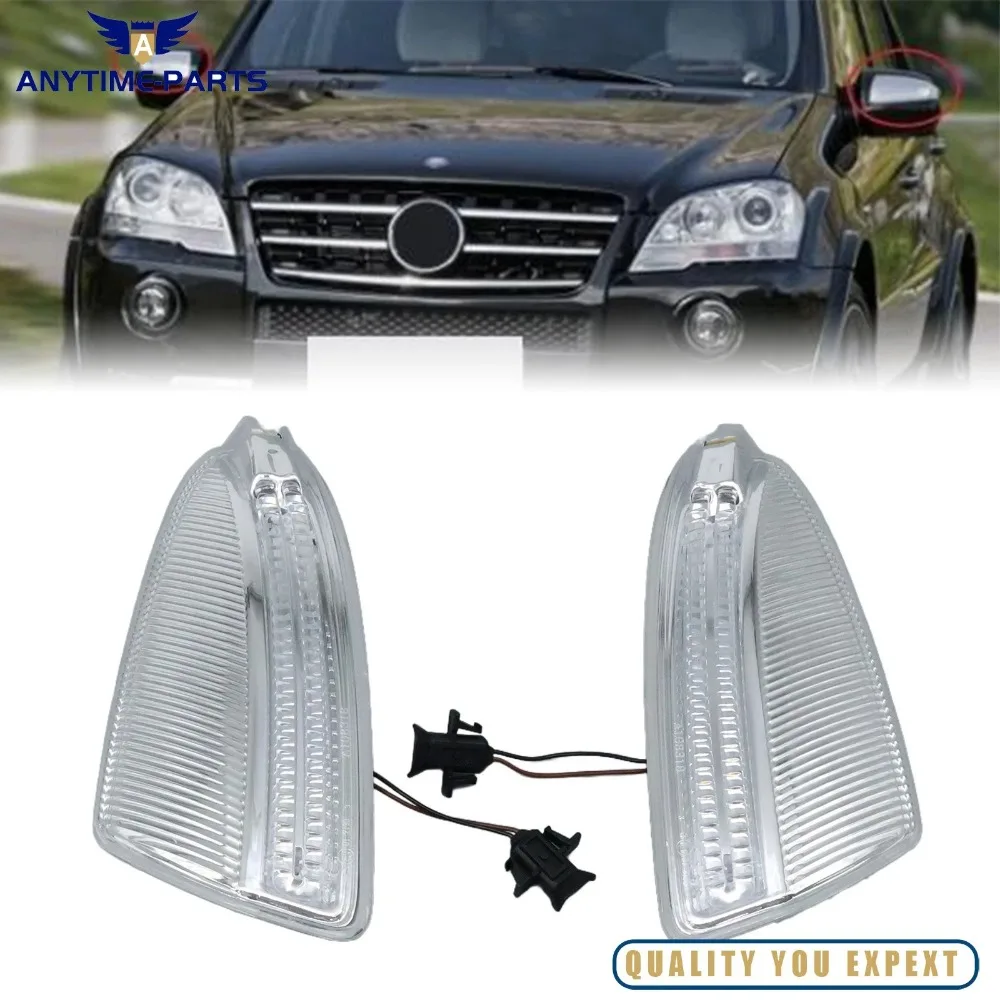 A1648200921 A1648201021 Left Right Rearview Mirror Turn Signal Lights For Mercedes Benz W164 GL350 GL450 GL500 ML350 ML300 ML320