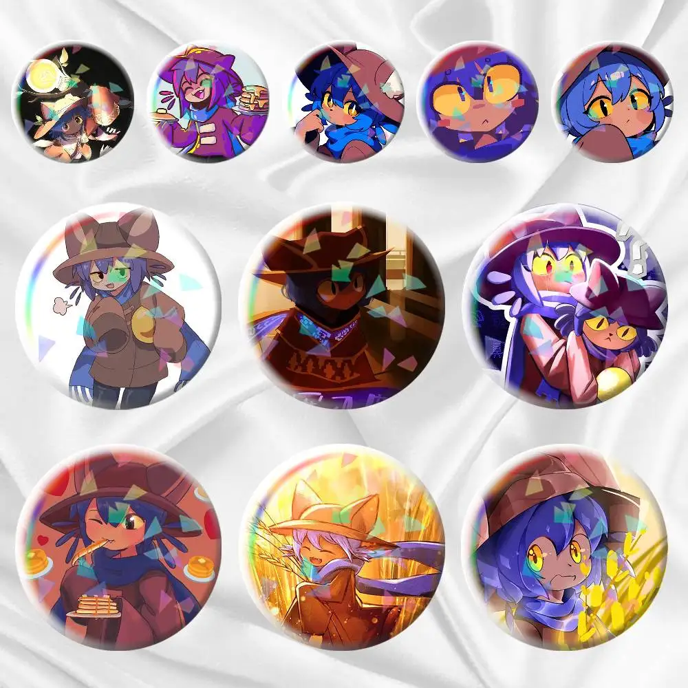 

One Shot Game Niko 75mm 44mm 25mm Brooch Backpack Hat Pins Accessories Toys Badge