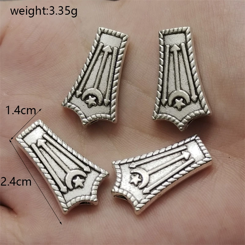 5pcs 8 Style Perforated Rosary Tassels Spacer Connector Accessories Charming Make 33 Prayer Beads Jewelry Supplies Wholesale