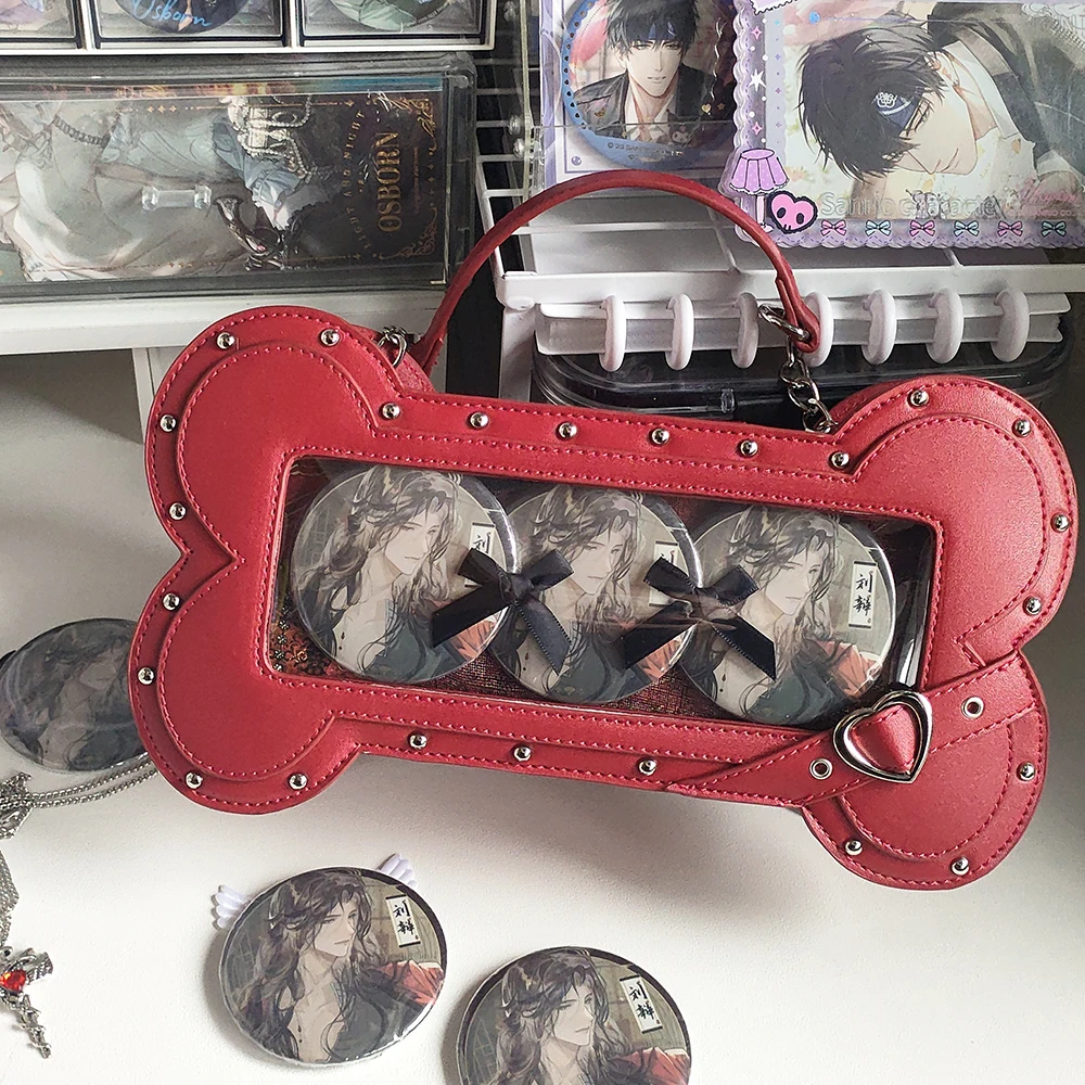 

Original Design Personality Girl Subculture Y2k Small Bone Women's Bag Small Food Cute Transparent Lta Bag Portable Messenger