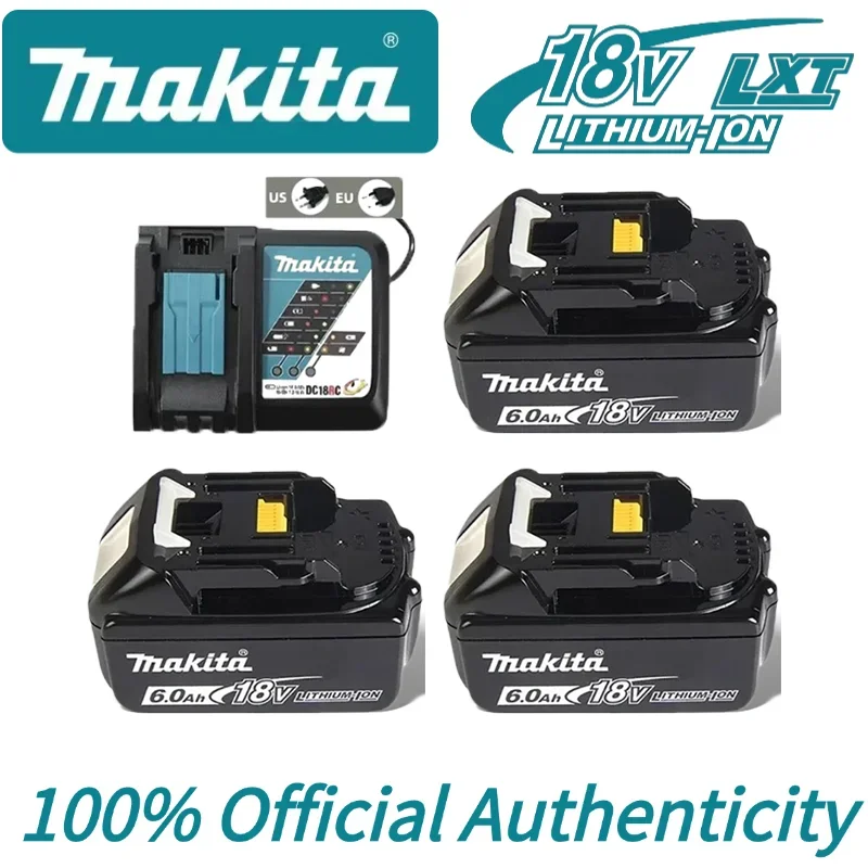 

Batterie Makita 18V Pro Power, Makita 18V Battery 6Ah with Cooling Vents, Overheat Prevention, Industrial Grade