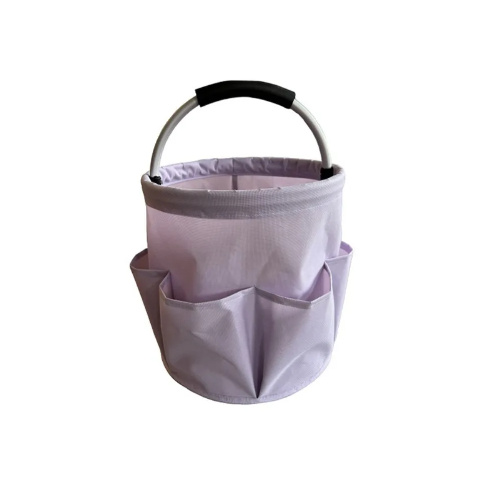 Large Capacity Foldable Storage Bag Portable Multi-Pocket Picnic Basket Water-Resistant with Handle Bathroom Toiletry Organizer