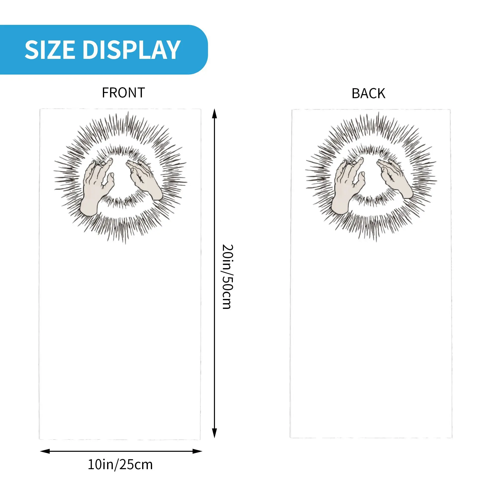 Godspeed You Black Emperor Lift je magere vuisten Bandana Neck Gaiter Gedrukt Wrap Sjaal Multifunctionele hoofdband Fietsen Unisex