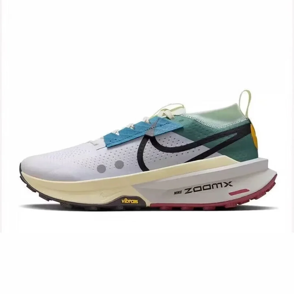 Nike Zegama Trail 2 Versatile, Fashion-Forward Design Color-Blocked Low-Top Trail Running Shoes Men's Gray FD5190-101