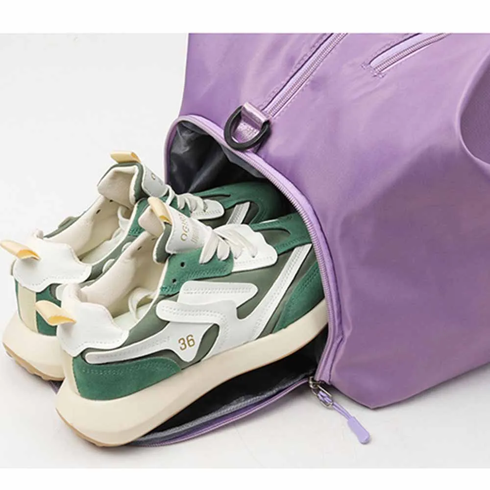 Embroidered New Trend Travel Bag Personalized Customization Name Large Capacity Dry Wet Separation Luggage Bag Gift Bag