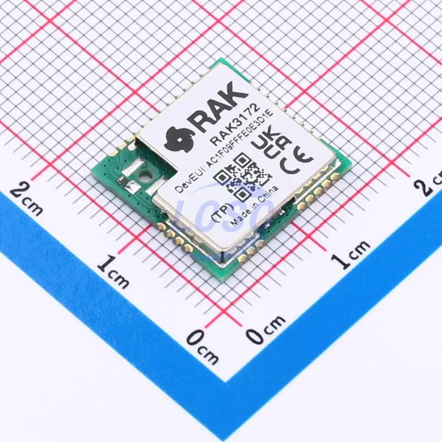 2pcs RAK3172-T-8-SM-NI SMD 15.5x15mm ADC GPIO SPI UART I2C LoRa 2V 3.6V LoRa RF Transceiver Module for Smart Home System
