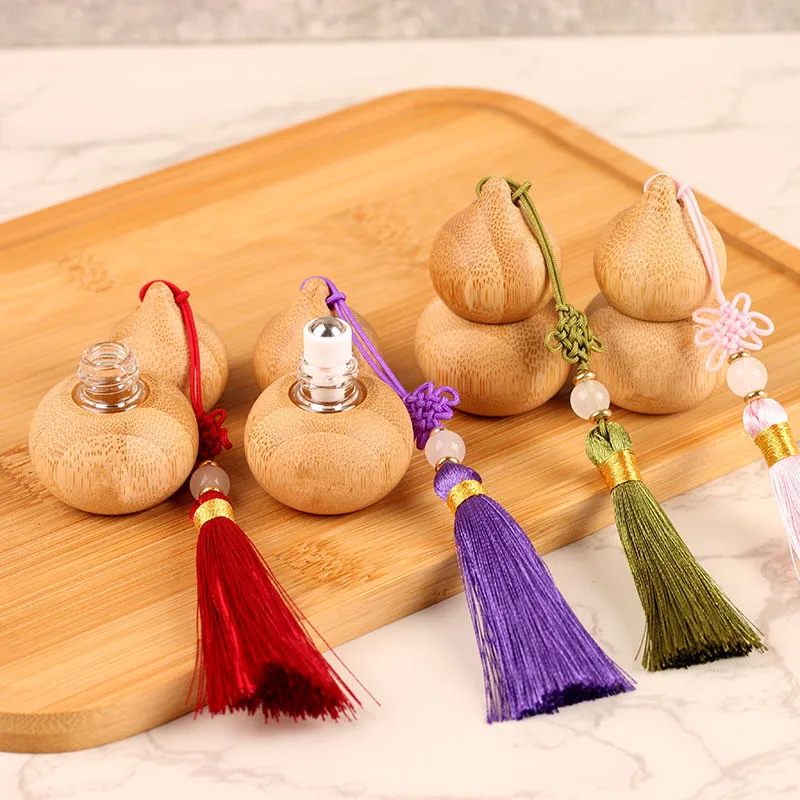10/30pcs 병에 롤 천연 대나무 1ml 미니 향수병 빈 롤온 에센셜 오일 컨테이너 화장품 샘플 포장