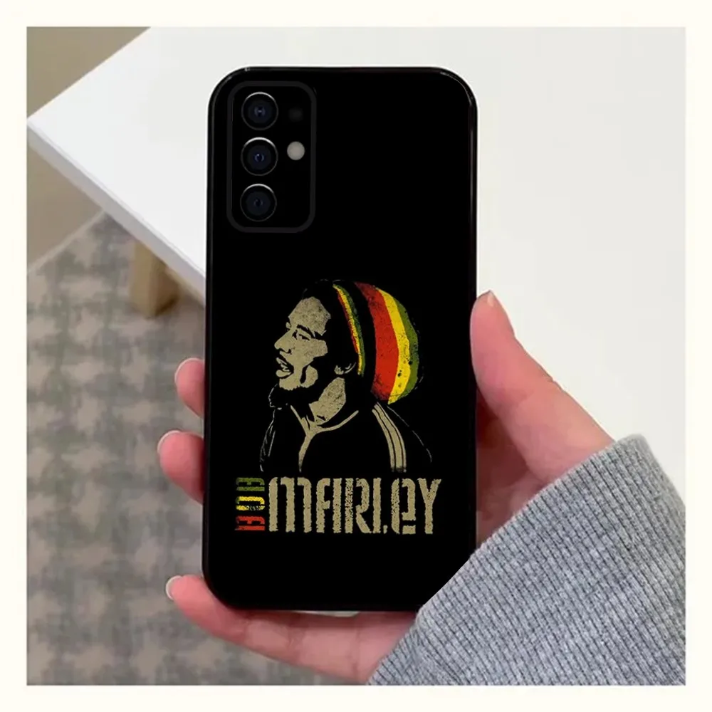 Bob Marley Rasta Lion Phone Case For Samsung S24,S21,S22,S23,S30,Ultra,S20,Plus,Fe,Lite,Note,10,9,5G Black Soft Cover