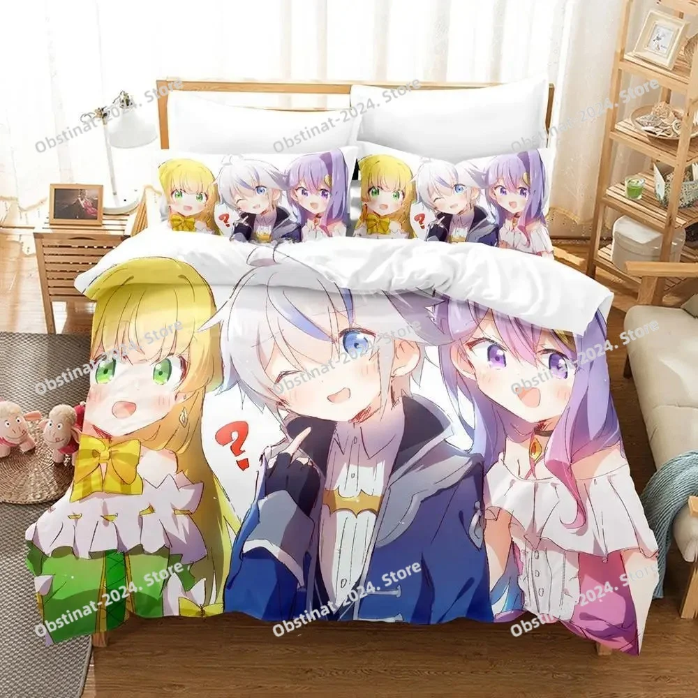 

The Aristocrat's Otherworldly Adventure Bedding Set Cartoon Anime three-piece Set Adult Kid Bedroom Duvet Cover Sets 3D Kawaii