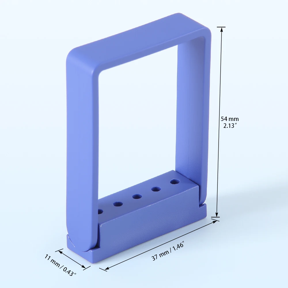 1 قطعة AZDENT الأسنان HP الأزيز حامل 5 ثقوب مجمع صندوق تعقيم من البلاستيك الأوتوكلاف تخزين الرف أداة طب الأسنان #6