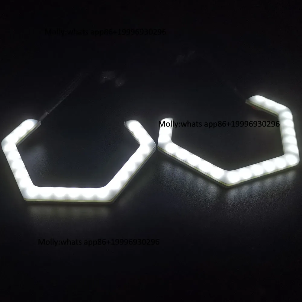Wholesale Retrofit Halos Hex halo Headlights Led Drl RGB Hex halo Rings