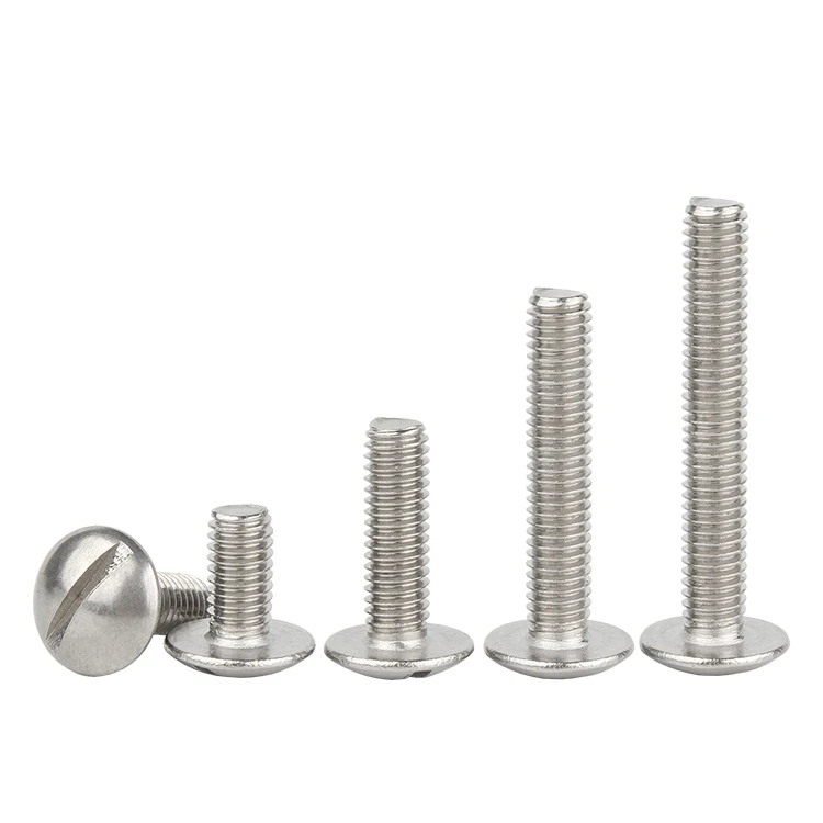 304 스테인리스 슬롯 트러스 헤드 스크류 M2 M2.5 M3 M4 M5 M6 M8 슬롯 머쉬룸 라운드 헤드 볼트