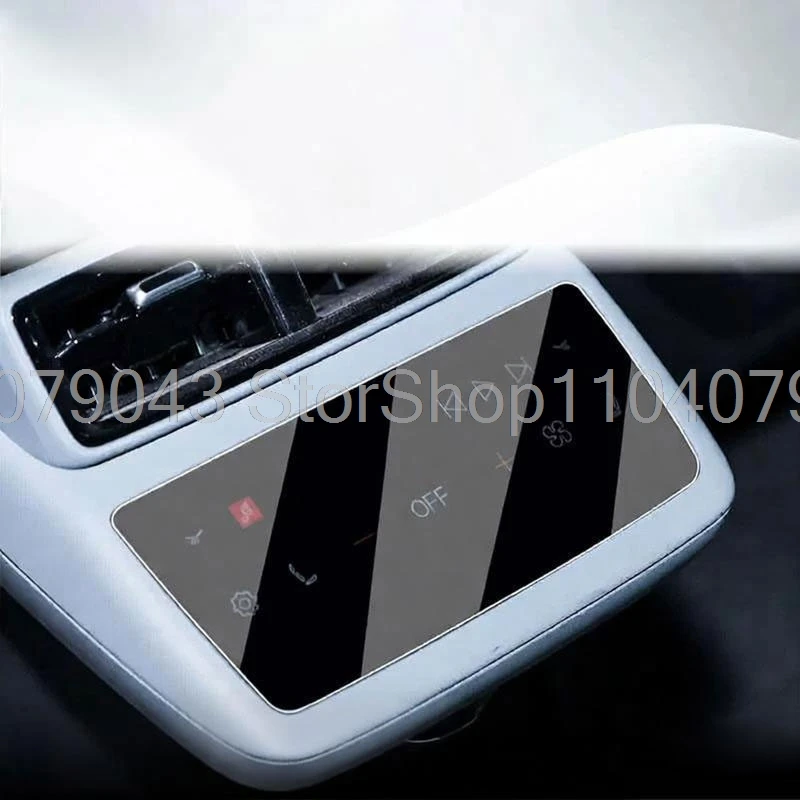 Für Polestar 4 2023-2026 Auto-Innenraum Klimaanlagen-Schutzfolie LCD-Bildschirm Gehärtetes Glas Displayschutz – Detail 3