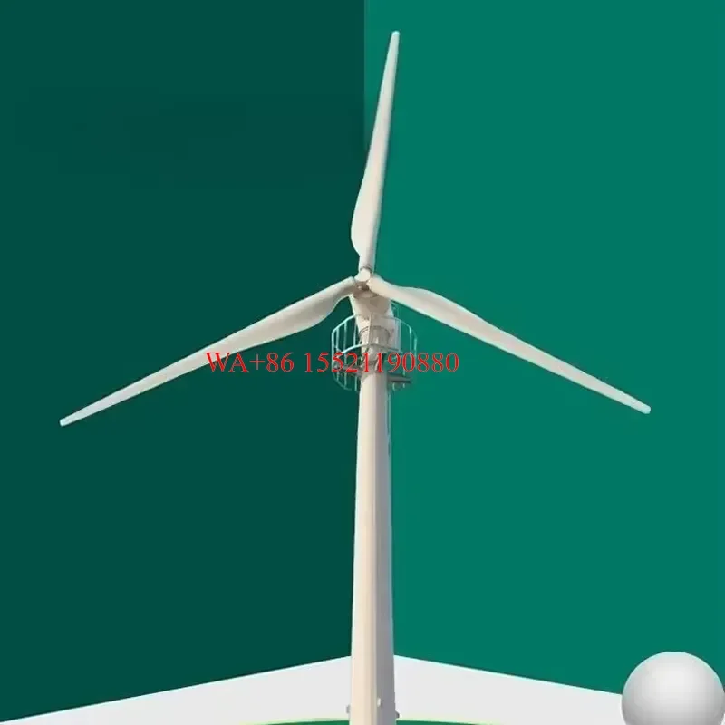 WMWMNU 4KW Horizontal Axis Wind Power Generation System Versatile 96V 120V 220V 380V Power Supply Generator Wind Power