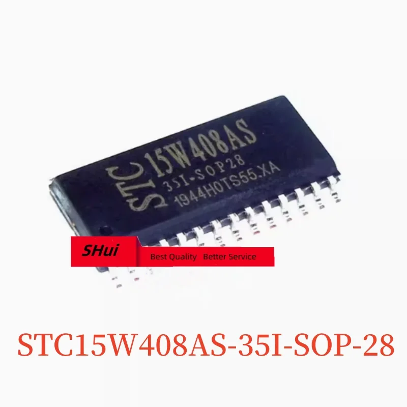 

10PCS STC15W1K16S-35I-SOP28 15W408AS 35I-SOP28 Single Chip Microcomputer Integrated Circuit Chip IC