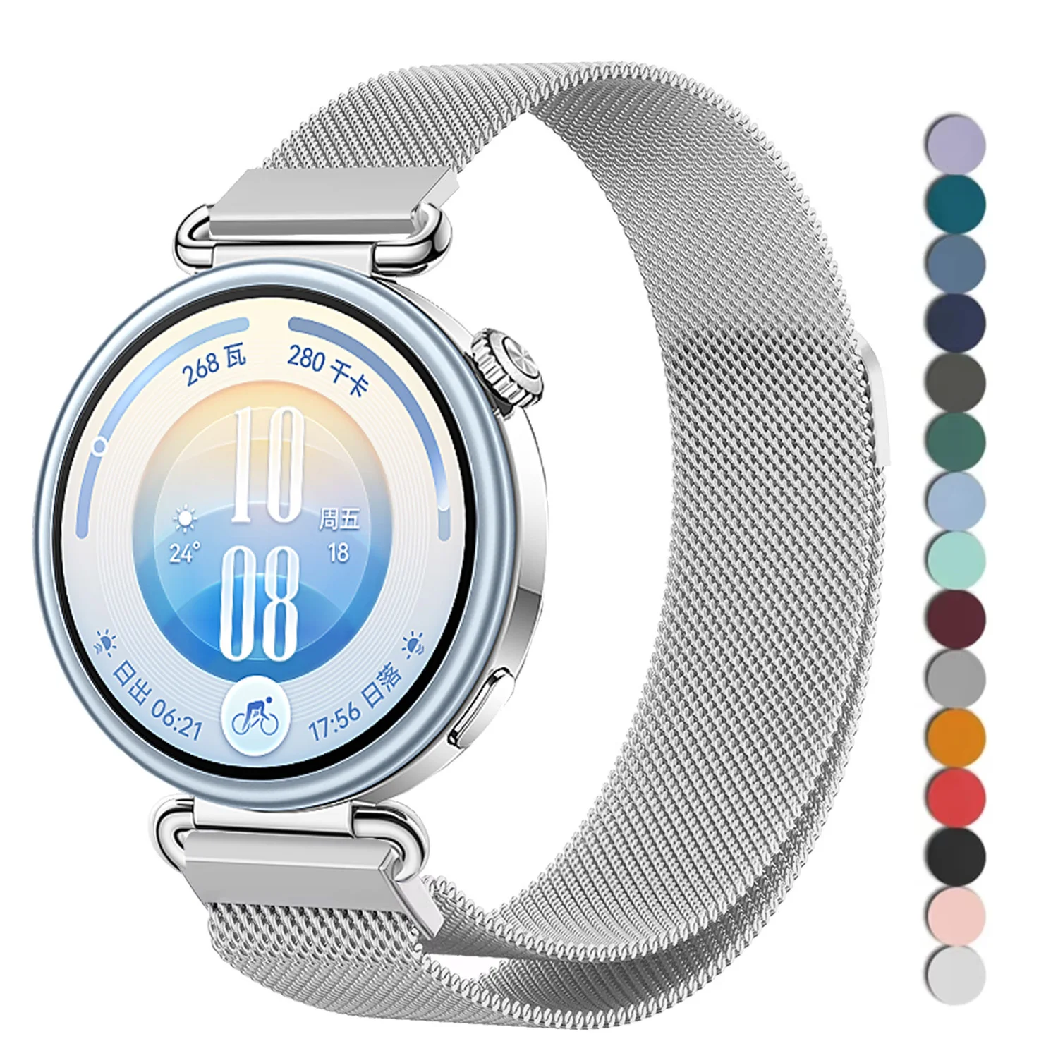 22mm 20mm 18mm Magnetschlaufe für Huawei Watch GT7/GT 7 Pro 46mm Milanaise-Armband für Huawei Watch GT 6 GT5 GT6 41mm GT 2 GT 3 42mm