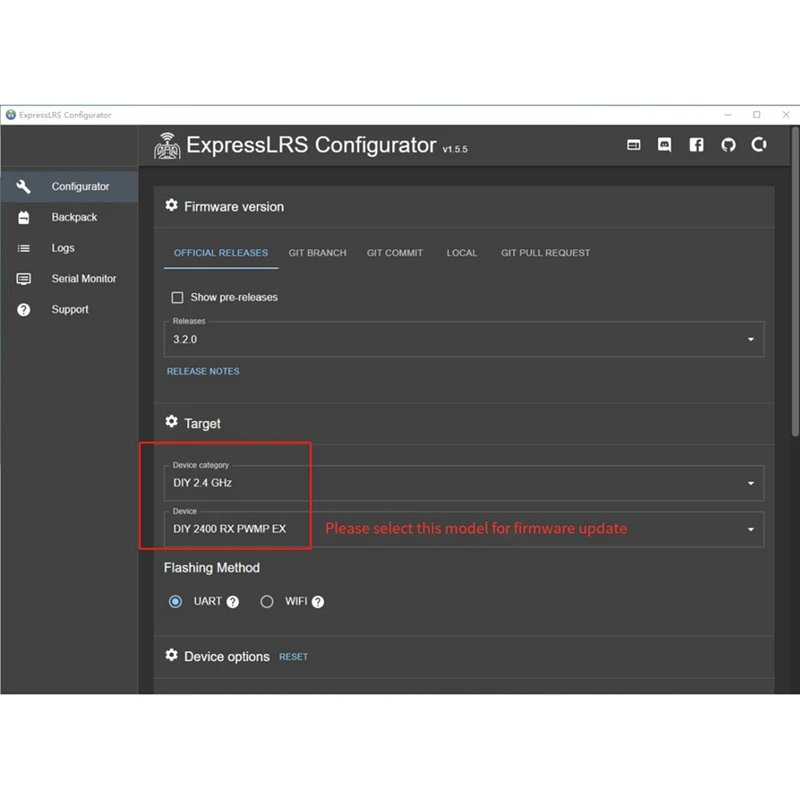 Ricevitore ELRS 2.4Ghz PWM 7CH CRSF con doppia antenna Supporto protocollo ELRS 3.2 PWM/CRSF per drone RC FPV