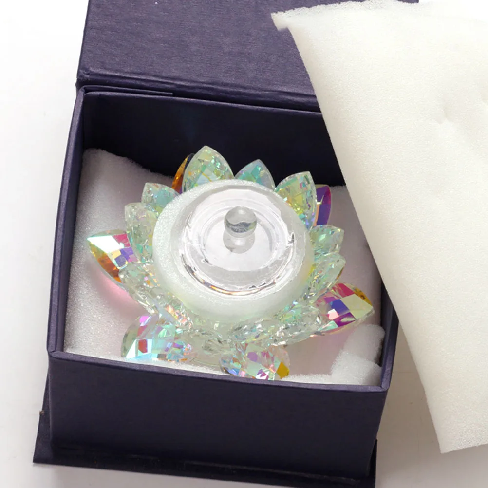 Lotus Shaped Crystal Nail Art Cup Premium Transparent Manicure Liquid Powder Mixing Bowl for Acrylic Nails Reusable Pen Wash