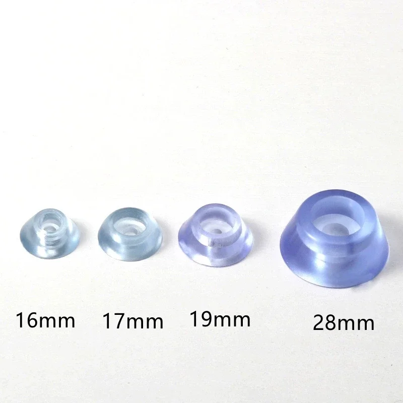 Silicone Transparent Chair Leg Caps Non-slip Feet Pads Sofa Foot Covers Floor Furniture Legs Protector Pad without screws