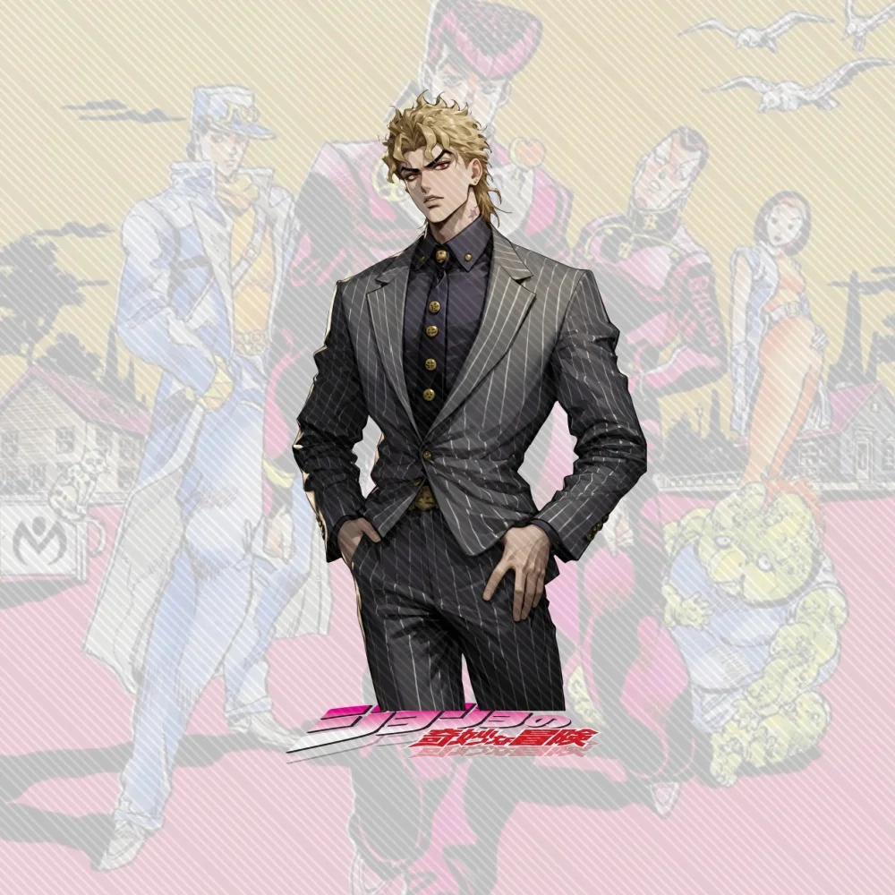 Immagine 7: Modellino Acrilico Anime JOJO da 15CM, Personaggi Cosplay, Ornamenti, Accessori, Articoli da Collezione, Regali