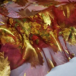 Big Deal Saree Sudan Toub Silk Metallic Shiny Lurex Voile Fabric