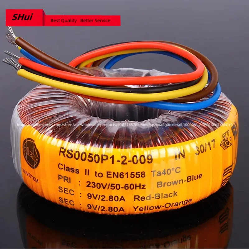 

"Talema】50W dual 6V 9V 12V 15V 18V 25V ring transformer imported ring cow 50VA