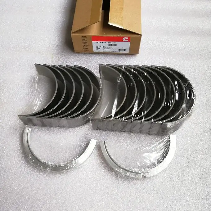 

Original Engine Spare Parts NTA855 K50 4bt 6bt 6ct Kta19 M11 K38 Engine Main Bearing Set 3801260 AR12270 for Cummins