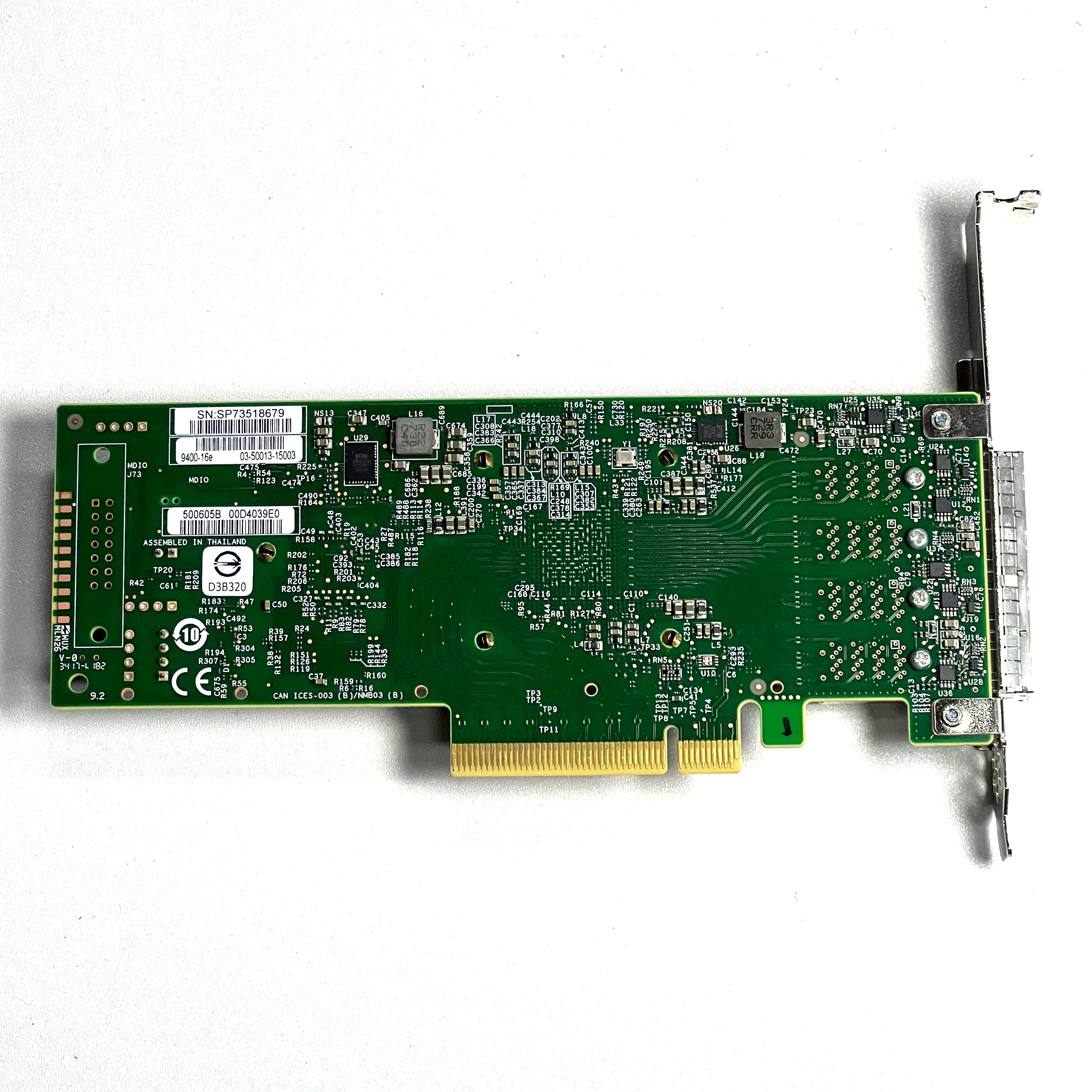 

2025 hot sale 12Gb/s X8 Lane 9400-16E Computer Adapter Card 3.1 SAS/SATA/NVMe Tri-Mode PCIe HBA for Server in Stock
