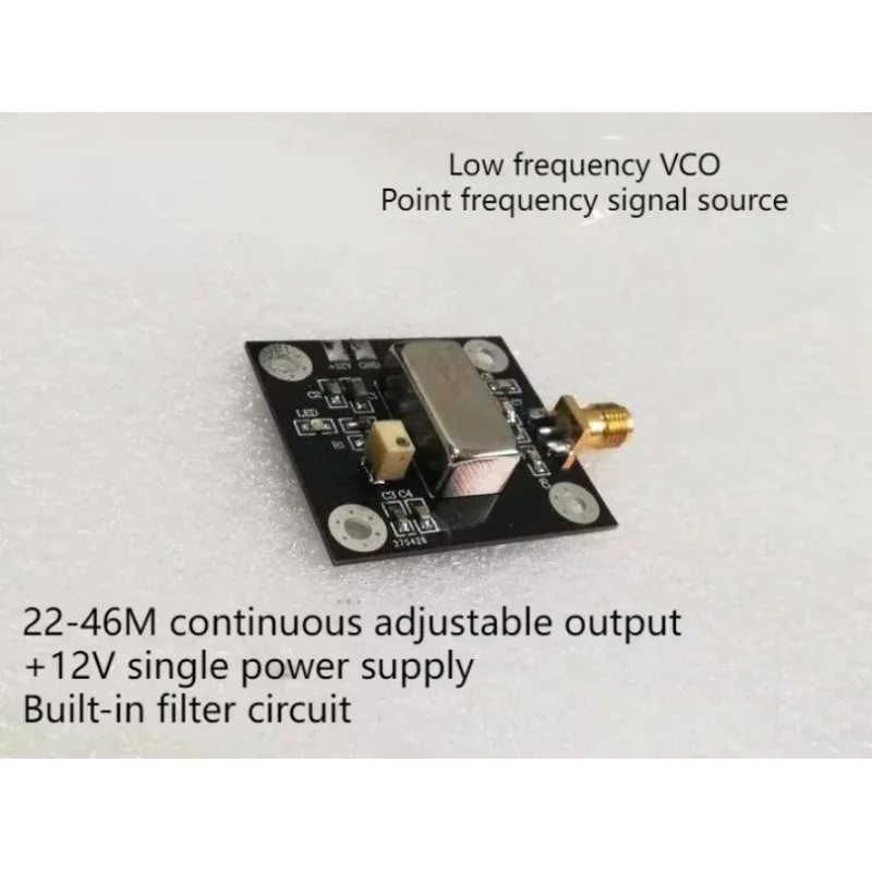 Low Frequency VCO Point Frequency Source Voltage Controlled Oscillator 25M 30M 40M Output Adjustable Signal Source