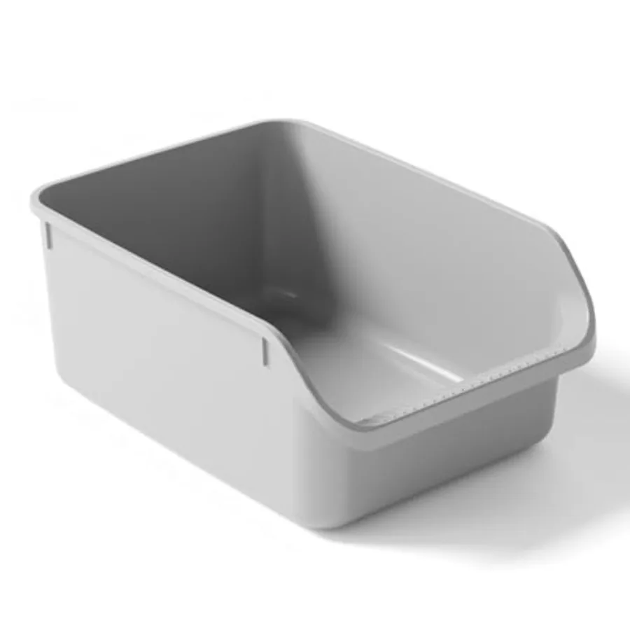 

Large Cat Litter Box with High Sides, Cat Boxes for Indoor Cats, Cat Litter Pan for Kitty, Litter Box with Low Entry, Easy to C