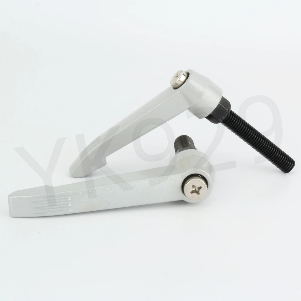 YK929-B Zinc Alloy Locking L-Shaped Handle External Thread Universal Adjustable Handle For Mechanical Equipmen