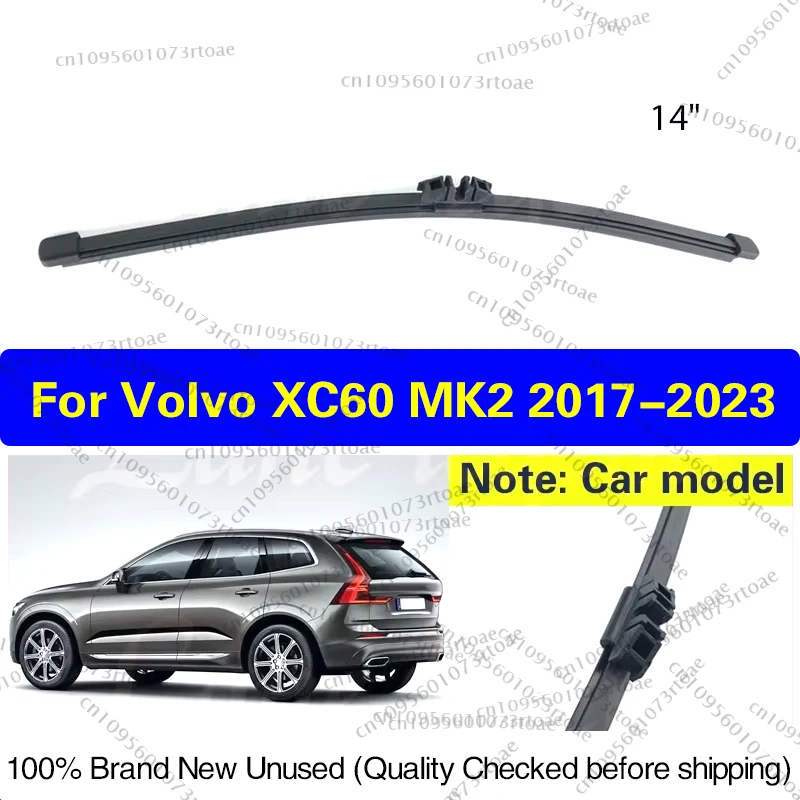 

Car Rear Windshield Wiper Blade For Volvo XC60 MK2 2017 - 2023 Windscreen Clean Window Brush 14" Car Accessories