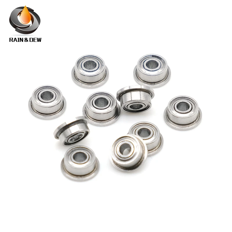 10Pcs 2x5x2.3mm Flange Ball  Bearing MF682ZZ ABEC-7 f682