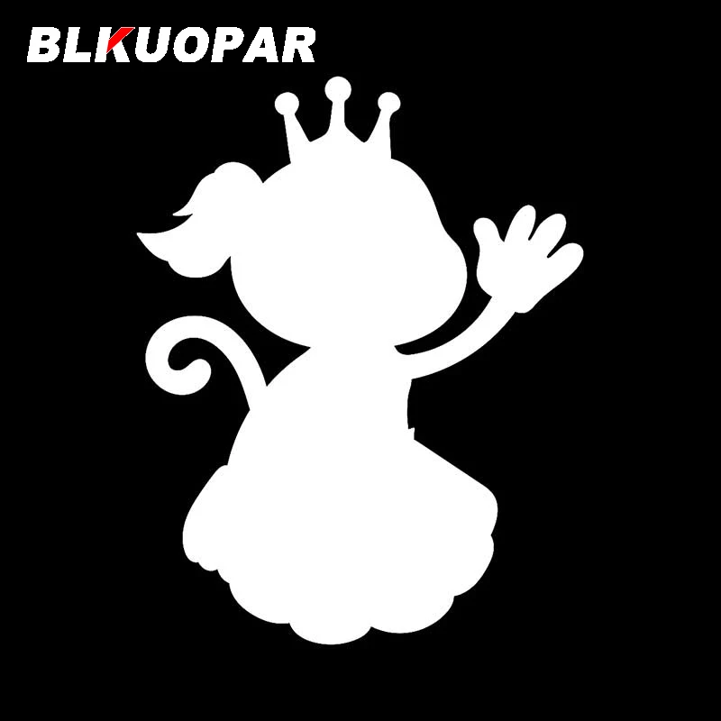 BLKUOPAR For Beautiful Princess Is Wearing A Beautiful Dress Car Stickers Waterproof Occlusion Scratch Decals Vinyl Car Wrap