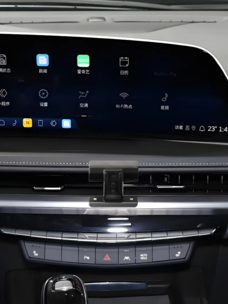Car Phone Holder & Fixed Base for Cadillac XT4 2024‑2025, Stable Anti-Shake, No Obstruction To Driver's View After Installation